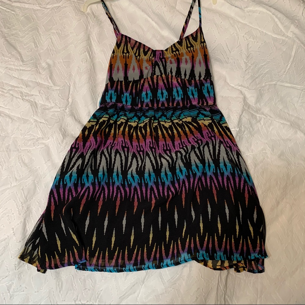 Vintage Colorful Forever 21 Dress